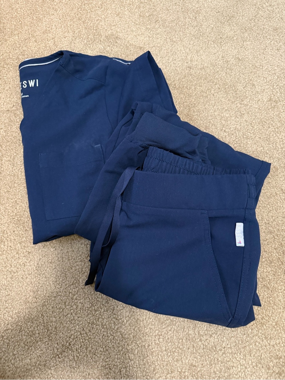 Navy Scrub Set